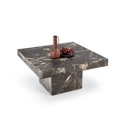 Diivanilaud MONOLIT 80/80/41 cm must marmor