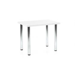 Обеденный стол MODEX 90/60/75 cm хром/белый