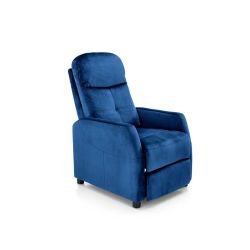 Кресло FELIPE 2 recliner velvet синий