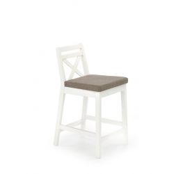 Барный стул BORYS low белый/Inari23