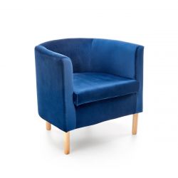Кресло CLUBBY 2 velvet синий
