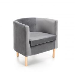 Кресло CLUBBY 2 velvet серый