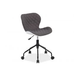 Офисный стул RINO серый/белый