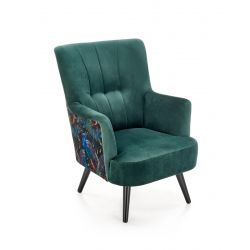 Кресло PAGONI velvet зеленый
