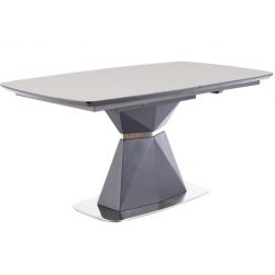 Раскладной обеденный стол Cortez серый/антрацит 160-210 cm