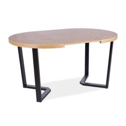 Раскладной обеденный стол PARKER 100-250x100 cm нат.шпон дуб