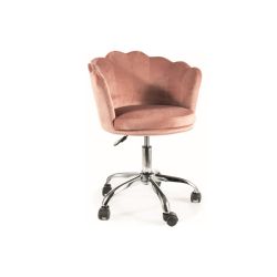Офисный стул ROSE velvet розовый Bluvel 52