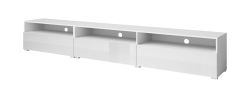 Тв-тумба BAROS 2497BM40 белый/белый глянец 270 cm