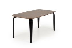 Обеденный стол PEDRO 160/90/75 cm орех/черный