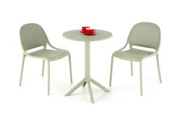 Круглый обеденный стол CALVO 60 cm мятный