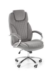 Офисное кресло KING 2 velvet серый