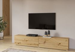 Тв-тумба AVA 24RCLM40 дуб артисан/черный 180 cm