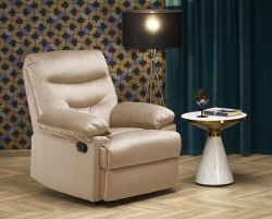 Tugitool-recliner DRAGER velvet beež