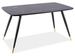 Обеденный стол CYRYL I черный 140x80