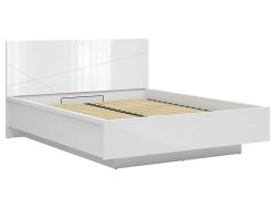 Кровать с подъемным механизмом 160x200 FORN белый глянец