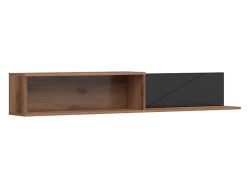 Навесная полка Forn POL/160 делано/черный  156 cm