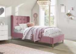 Кровать ESTELLA 90 velvet розовый