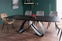 Раздвижной обеденный стол SAMANTA ceramic sahara noir 160-240x90cm