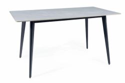 Söögilaud IVY hall marmor/must 140X80 cm