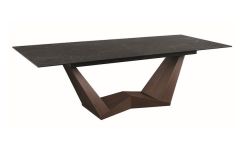 Раздвижной обеденный стол BONUCCI ceramic NERO GRECO 200-250x98 cm