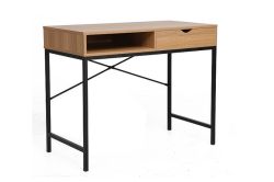 Письменный стол B-027 дуб/черный 95 cm
