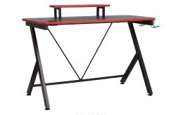 Письменный стол B-202 черный/красный 120cm