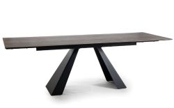 Раздвижной обеденный стол SALVADORE ceramic с эффектом дерева 180-260x90cm