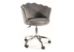 Офисный стул ROSE velvet серый Bluvel 14