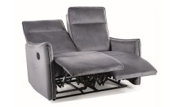 Diivan-recliner 127cm TRAVIS 2 velvet hall Bluvel 14