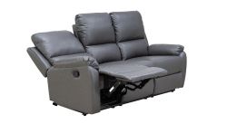 Диван-recliner SPENCER 3 серая экокожа Buffalo 06 193cm