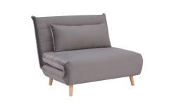 Кресло-кровать SPIKE velvet серый T139
