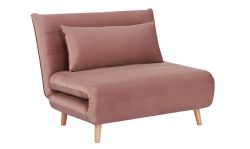 Кресло-кровать SPIKE velvet розовый T182