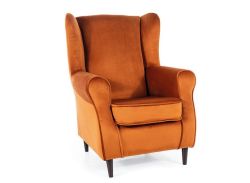 Кресло BARON velvet корица/венге