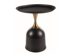 Кофейный столик LIBRA черный/золотой