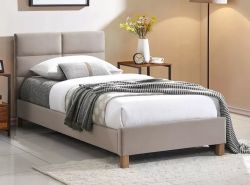 Кровать SIERRA velvet бежевый T150 90x200