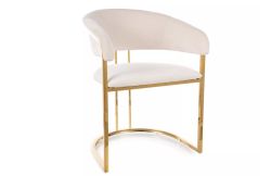 Стул TULIPE velvet Bluvel 22/золотой