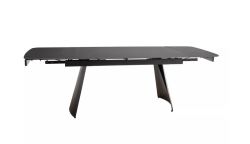 Раздвижной обеденный стол BACARDI 160-240x90 cm черный