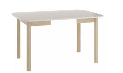 Раздвижной обеденный стол DANTE 2 кашемир/дуб кремона торро  90-130x90 cm