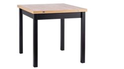 Раскладной обеденный стол  FLIP дуб артисан/черный 60-120x80 cm