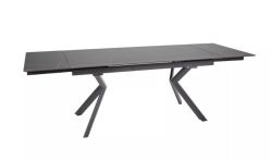 Pikendatav söögilaud NORTON must 160-240x90 cm