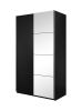 Шкаф с раздвижными дверями 150 cm BETA 22W01655 черный