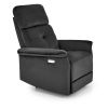 Кресло recliner SEMIR velvet черный