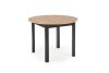 Pikendatav söögilaud RINGO 102-142x102x76 cm tamm artisan/must