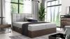 Континентальная кровать WOOD 1 160x200 темный дуб
