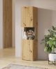 Витрина AVA 24RCLM05 дуб артисан/черный