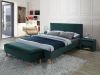 Voodi AZURRO 160 roheline velvet 