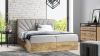 Континентальная кровать WOOD 7 200x200 дуб вотан