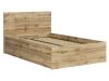 Ülestõstetava põhjaga voodi 120x200 TETRIX LOZ/120 tamm wotan