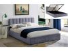 Pesukastiga voodi MONTREAL velvet T192 hall 140x200
