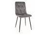 Стул TOM velvet серый Bluvel 14